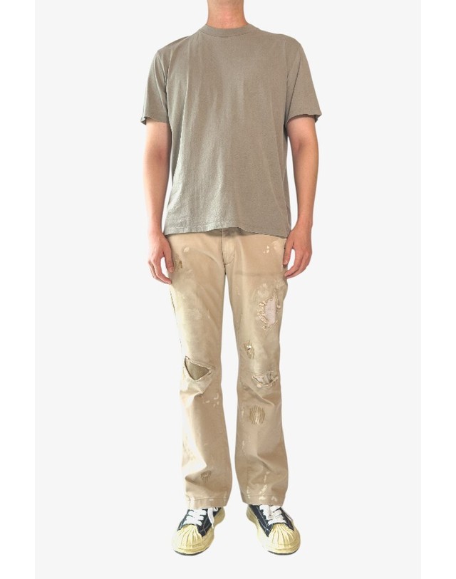 아워 레가시 아워레가시 아워레가시 레가시 저지 박스 티셔츠 M2246BGB Worn Grey 착용컷
