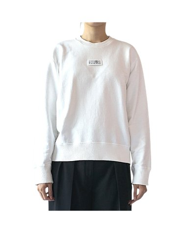MM6 마르지엘라 MM6 패치 박시핏 맨투맨 S52GU0247 M25025 101