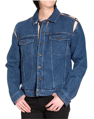 Y프로젝트 클래식 절개 데님 자켓 JACK7 S20 D22 NAVY