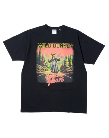와일드동키 26SS 라이딩 제리 반팔티셔츠 RIDING JERRY TS01 051 BLACK