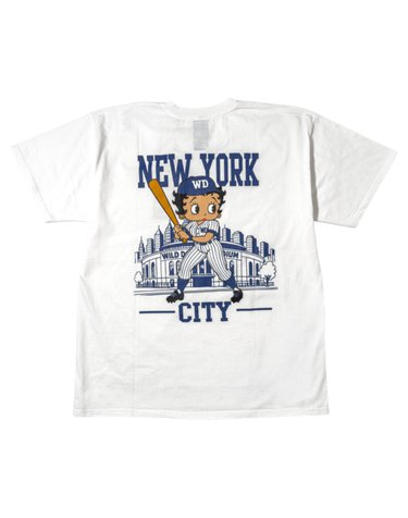 와일드동키 26SS 베티 블루 반팔티셔츠 BETTY BLUE TS03 007 WHITE