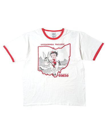 와일드동키 26SS 카야호가 반팔티셔츠 CUYAKOGA TS04 015 WHITE/RED