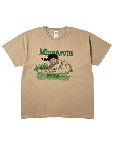 와일드동키 26SS 미네소타 반팔티셔츠 MINNESOTA TS03 063 KHAKI