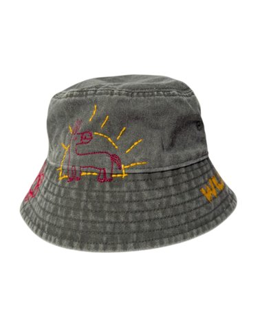 와일드동키 26SS 동키 스크리블 버킷 햇 DONKEY SCRIBBLE CP04 031 ARMY GREEN