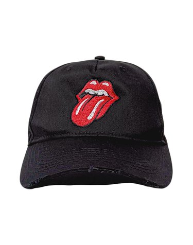 와일드동키 26FW 롤링 스톤스 콜라보 모자 ROLLINGSTONES CAP HT01 711 VINTAGE BLACK
