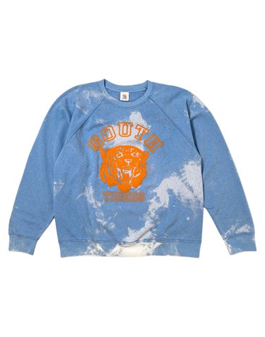 와일드동키 26FW 타이거 나그랑 맨투맨 TIGERS RAGLAN CREWNEKS FR01 018 BLEACHED ROYAL