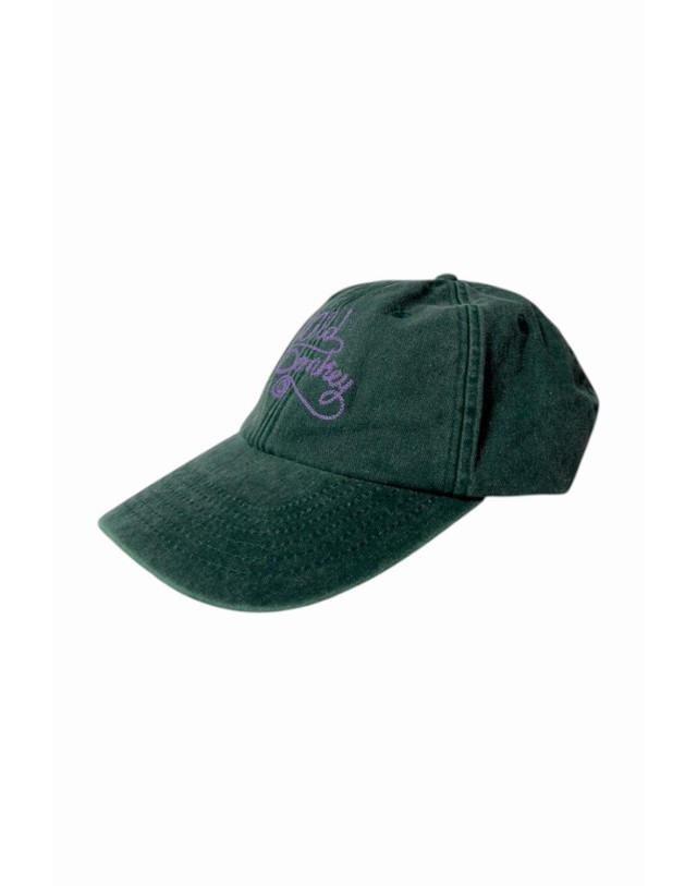 와일드 동키 와일드동키 26SS 체인로고 캡 CHAIN CP01 023 VINTAGE BOTTLE GREEN 착용컷