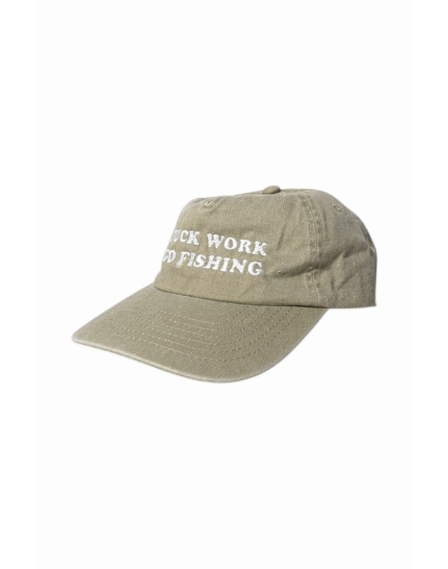 와일드 동키 와일드동키 26SS 워크 캡 WORK CP02 101 VINTAGE SAND 착용컷