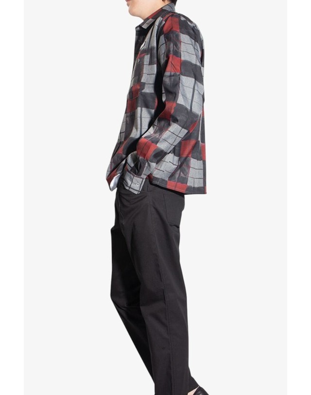포스디자인스 4SDESIGINS 포스디자인스 워크 셔츠 WORK SHIRT 124 0917 81 착용컷