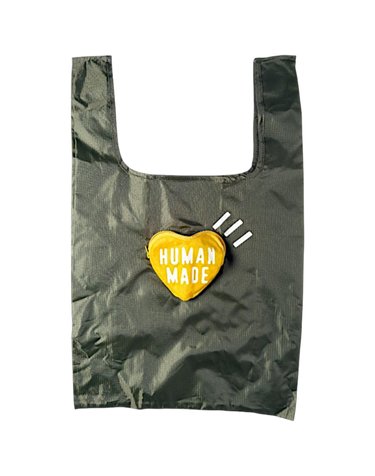휴먼메이드 25FW 하트 쇼핑 백 라지 HM30GD025 OLIVE