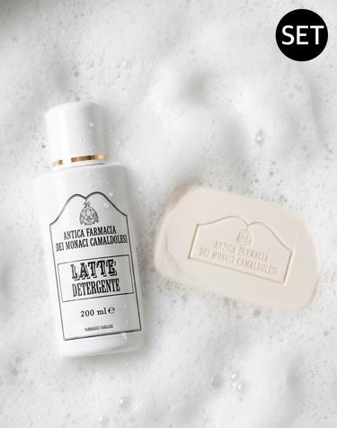 [이탈리아수도원화장품]올뉴 스타트 듀오 클렌징 라떼 200ml+클렌징바 125g
