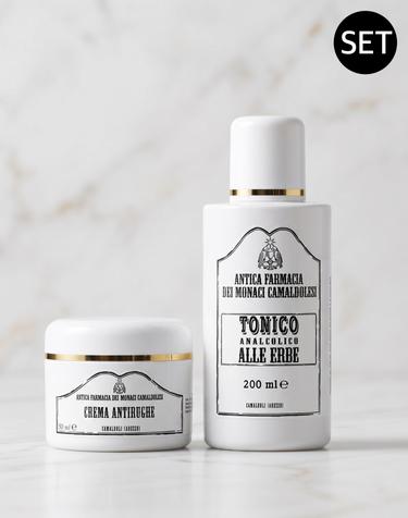 [이탈리아수도원화장품]슬로우 에이징 기초 듀오 크레마 안티루게 50ml+토너 200ml