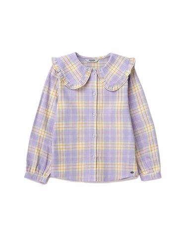 [레노마키즈] 여아 빅카라 체크 블라우스 (R2312B352-T)