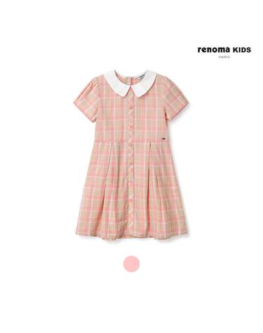 [레노마키즈] 단정한핑크체크원피스 (R2322O601-T)
