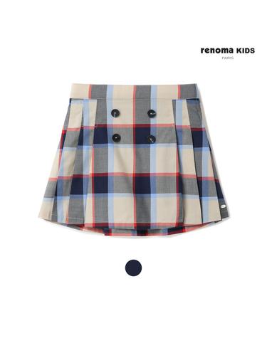 [레노마키즈] 시그니처체크주름스커트 (R2321S651-T)