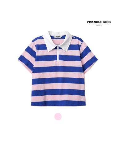 [레노마키즈] 스트라이프카라크롭티셔츠 (R2321T165-T)