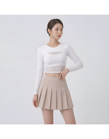 에포크 헤리티지 아쿠아X 쿨 메쉬 크롭 기능성 골프 이너웨어 볼레로 IN01WH