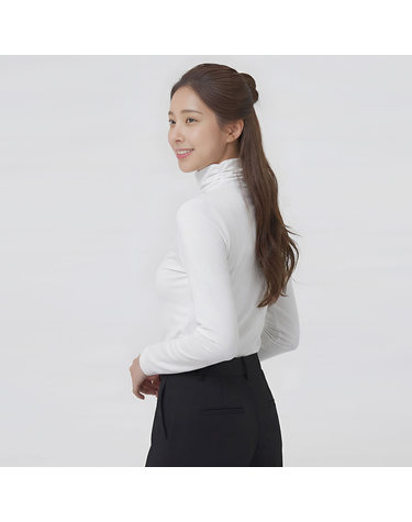 에포크 헤리티지 여성 프리미엄 셔링 목넥 기모 이너웨어 IN02IV
