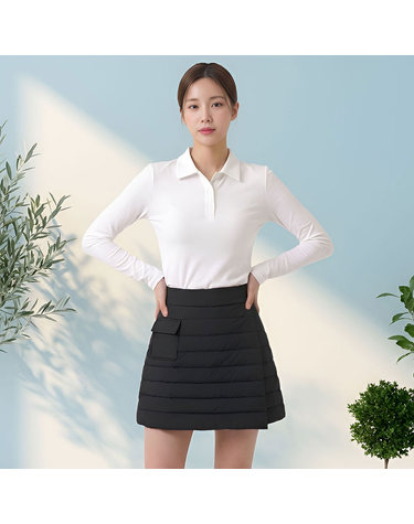 에포크 헤리티지 여성 웜 퀼팅 패딩 큐롯 골프 스커트 치마바지 ST06