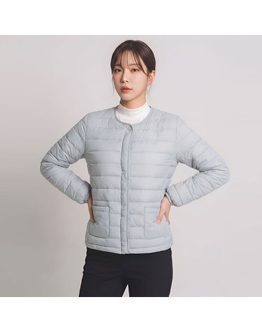 에포크 헤리티지 여성 에센셜 라이트 덕다운 라운드넥 골프 경량 패딩 자켓 JK03