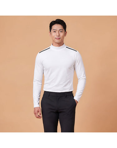 에포크 헤리티지 에센셜 웜업 목넥 남성 듀얼 라인 스판 기모 골프 이너웨어 EHFIN01