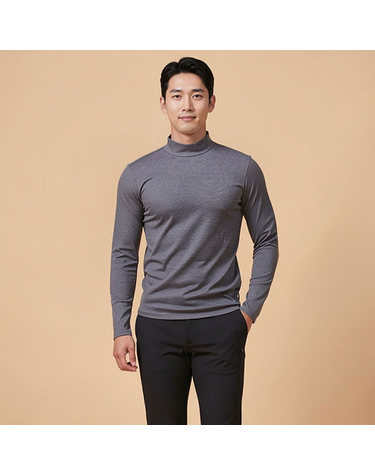 에포크 헤리티지 에센셜 웜업 목넥 남성 단가라 스판 기모 골프 이너웨어 EHFIN04