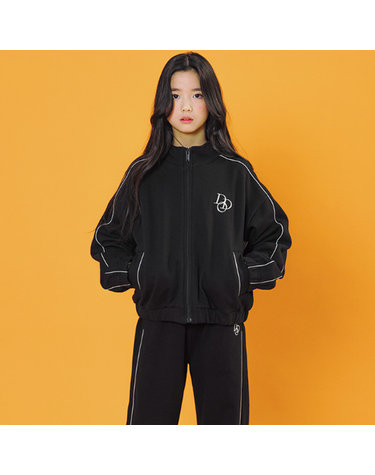 G.비오브 크롭 카라 집업 GWWOU07