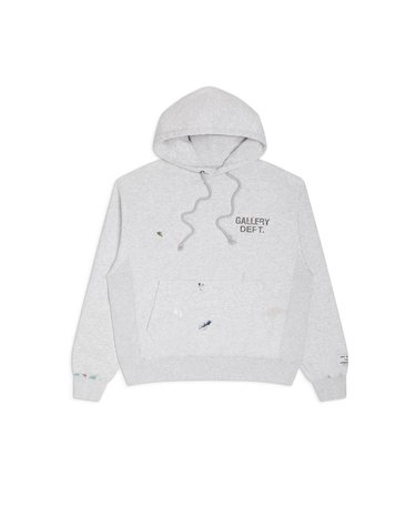 갤러리 디파트먼트 페인트 로고 후드 라이트 헤더 그레이 GPH-50044