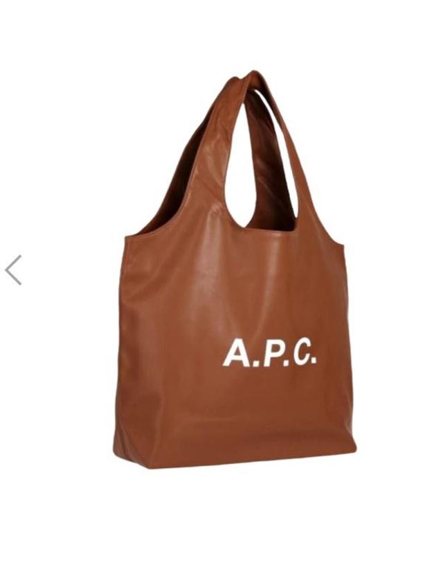 아페쎄 (26SS/재고보유) 아페쎄 A.P.C 니논 토트백 넛 브라운 가방 에코백 M61565 착용컷