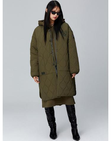 [라이프워크] 여성) 코지 퀼팅 롱 자켓_LW224JP761