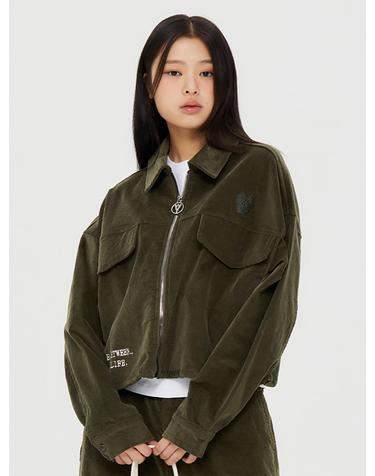 [라이프워크] 여성) 코듀로이 포켓 숏 셔켓_LW234SR875