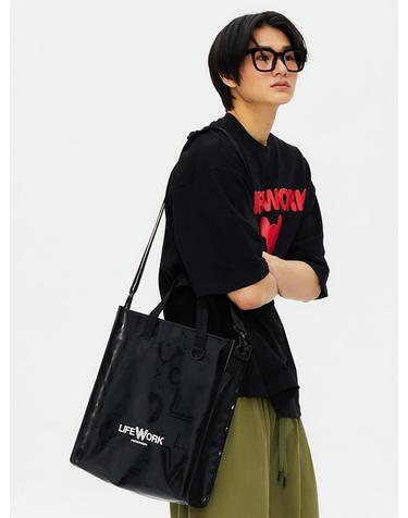 [라이프워크] 타포린 유광 토트백_LW235BG405