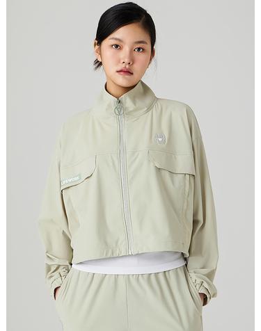 [라이프워크] 여성) 벤츄리 실버라독 하이넥 숏 자켓_LW242ST881