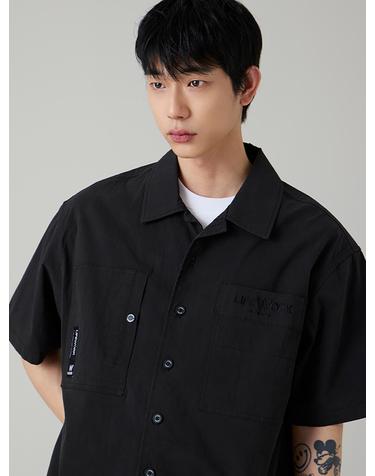 [라이프워크] 시어서커 포켓 반팔 셔츠_LW242SR476