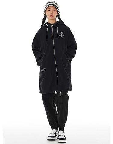 [라이프워크] 여성) 라독 윈드 후드 롱 자켓_LW242JP860
