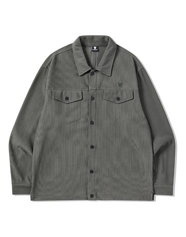 [라이프워크] 하이드 플리츠 트러커 자켓_LW253SR355