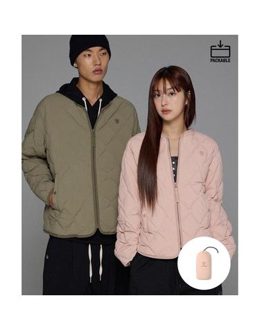 [라이프워크] 공용) Lite 다이아 퀼팅 다운 점퍼_LW254DJ200
