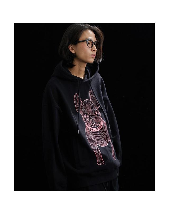 라이프워크 [라이프워크] UNI) LADOK 프린트 HOODY_LW215HD990 착용컷