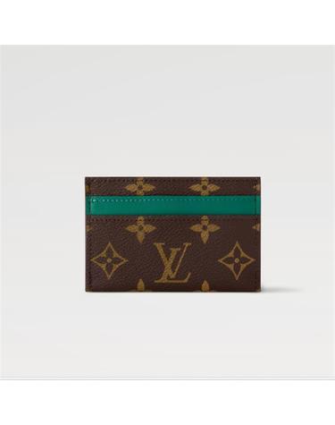 [국내백화점/당일배송] 루이비통 더블 카드 홀더 그린 M12839 / 남성 반지갑