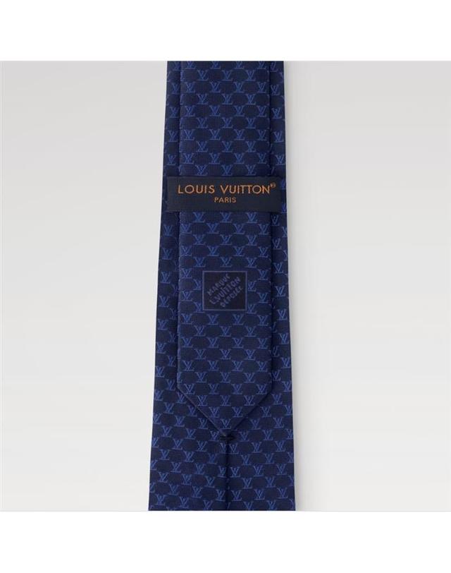 루이비통 [국내백화점/당일발송] 루이비통 LV 피시넷 (LV Fishnet) 타이 M95670 / 넥타이 착용컷