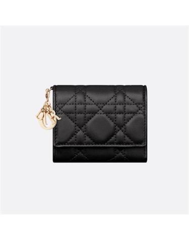 [국내백화점/당일배송] 디올     Lady Dior Lotus 지갑 S0181ONMJ_M900 / 여성 반지갑