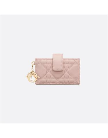 [국내백화점/당일발송]    [국내백화점/당일발송] 디올   Lady Dior Jasmine 카드 지갑 파우더 핑크 S0074ONMJ_M973