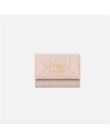 [국내백화점/당일발송]    [국내백화점/당일발송] 디올   Dior Caro Veronia 지갑 파우더 핑크 S5251UWHC_M413 / 여성 반지갑