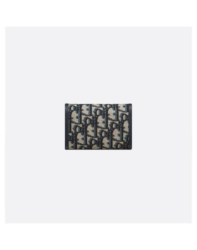 디올 [국내백화점/당일배송] 디올 30 Montaigne Glycine 지갑 S2300UTZQ_M928 / 여성 반지갑 착용컷
