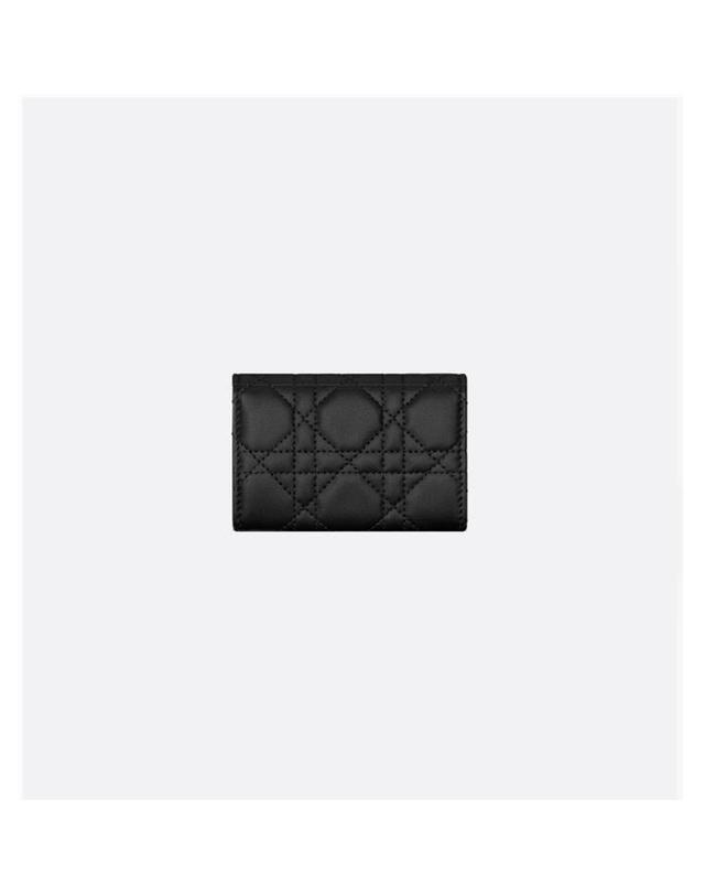 디올 [국내백화점/당일배송] 디올 My Dior Glycine 지갑 블랙 까나쥬 양가죽 S0966ONMJ M900 착용컷