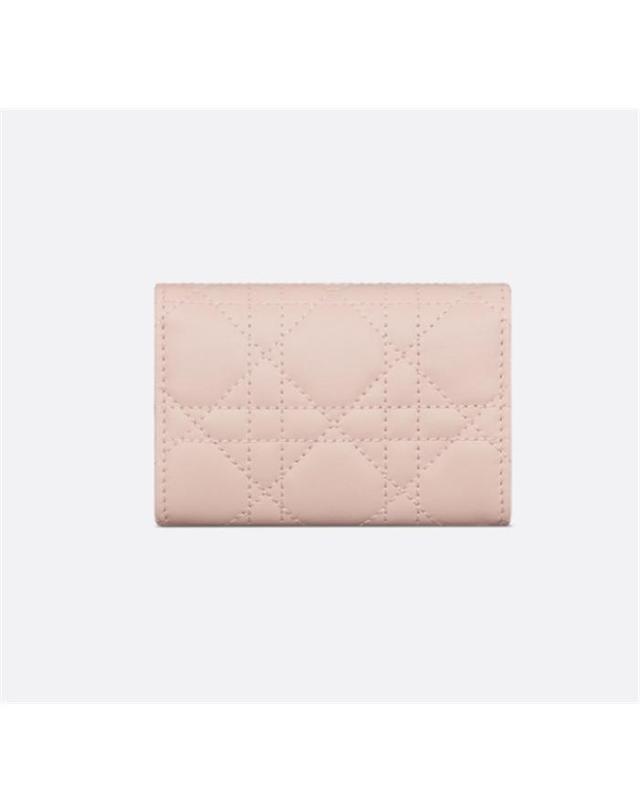 디올 [국내백화점/당일발송] [국내백화점/당일발송] 디올 My Dior Glycine 지갑 파우더 핑크 S0966ONMJ_M413 / 여성 반지갑 착용컷