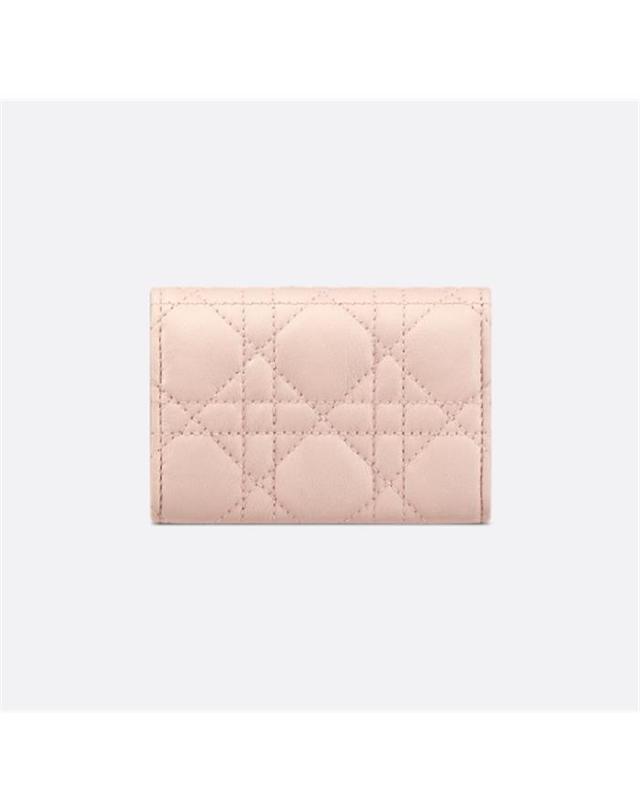 디올 [국내백화점/당일발송] [국내백화점/당일발송] 디올 Dior Caro Glycine 지갑 파우더 핑크 S5132UWHC_M413 / 여성 반지갑 착용컷