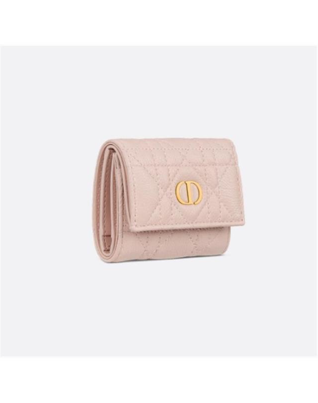 디올 [국내백화점/당일발송] [국내백화점/당일발송] 디올 Dior Caro Veronia 지갑 파우더 핑크 S5251UWHC_M413 / 여성 반지갑 착용컷
