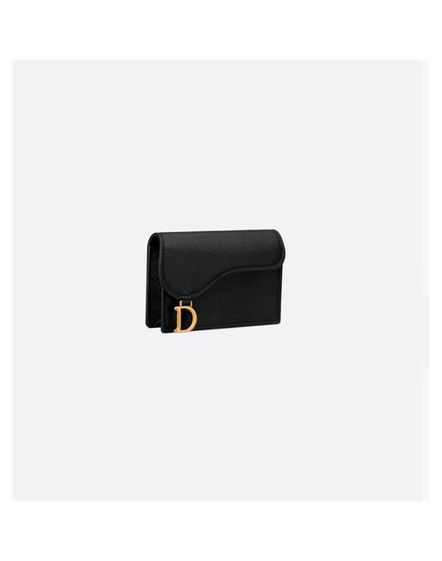 디올 [국내백화점/당일발송] [국내백화점/당일발송] 디올 Saddle Bloom 카드 지갑 S5611CCEH_M900 / 여성 카드지갑 착용컷