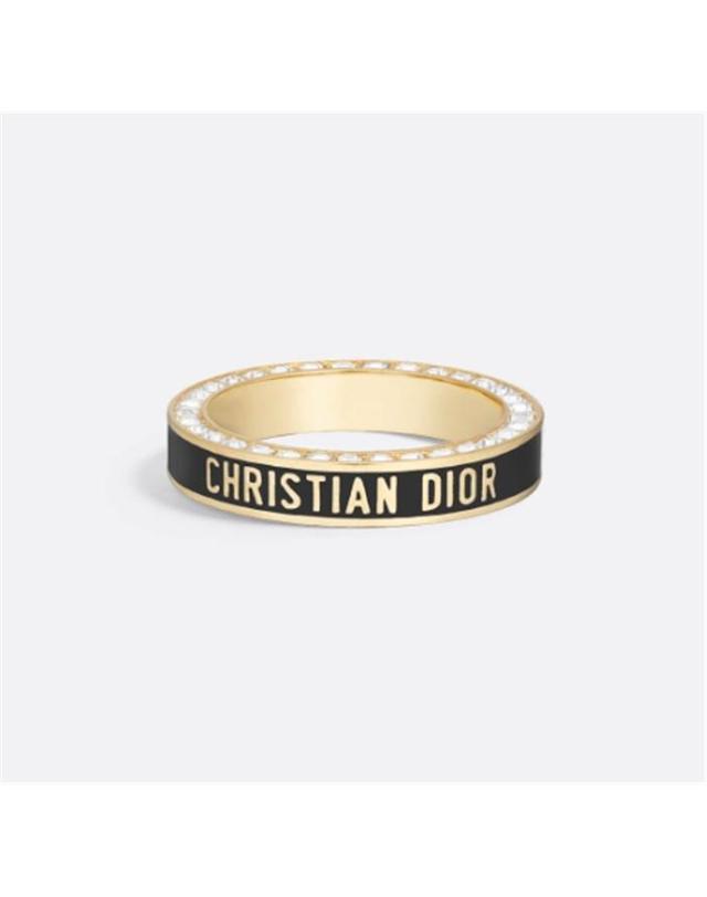 디올 [국내백화점/당일발송] 디올 Dior Night Code 반지 블랙 R2278WOMLQ_D307 / 반지 착용컷